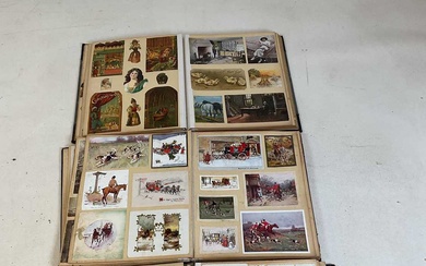 Three albums of Victorian scraps and cardsCondition Report There is...