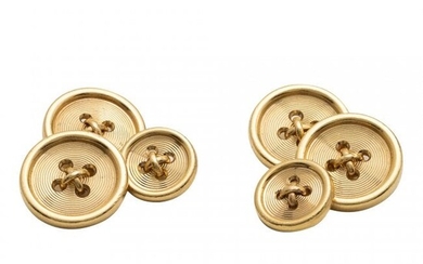 Tiffany & Co., A Gentleman's Set of Gold Buttons