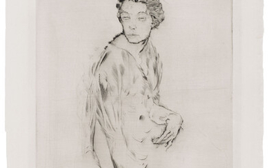 Tilla Durieux (Schauspielerin, 1880-1971), Dreiviertelfigur.