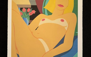 Tom WESSELMANN (1931-2004), d'après Nude Impression en couleurs sur papier. Porte une signature en bas...