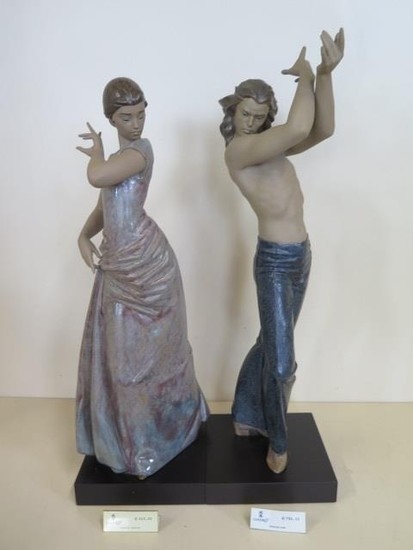 Two Lladro dancing figures 'Spanish Fire' and 'Spanish Passi...