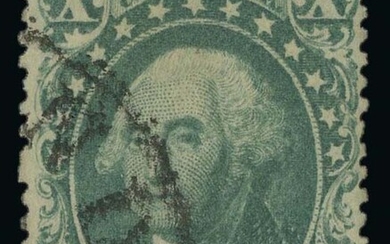 United States: 1857-60 Issue 10c green, Type III
