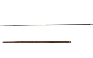 Unusual Fishing Rod Cane, 20th c., H.- 38 in.