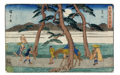 Utagawa Hiroshige I (And? Tokutar?) (Yayosu Quay, Edo, 1797 -...