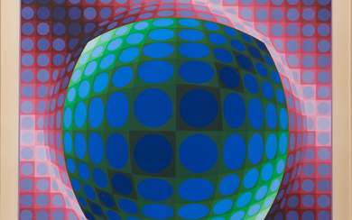 Victor Vasarely (1906-1997) Plate from Énigmes