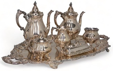 Vikki Carr | Baroque by Wallace Silverplate Tea Set