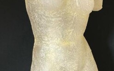 Vintage Female Nude Venetian Glass Sculpture