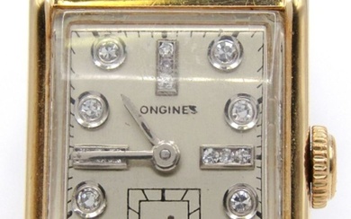 Vintage GENTS Longines Diamond Dial