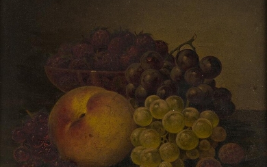 WILLIAM MASON BROWN Still Life with Fruit.