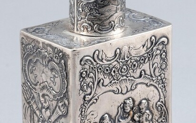 WOLF & KNELL SILVER TEA CADDY