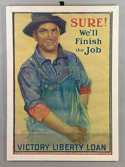 WW1 1918 Gertie A. Beneker Victory Liberty Loan Poster