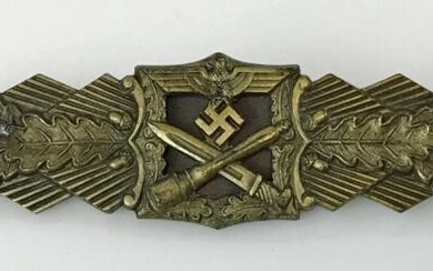 WW2 German Heer / SS Bronze Combat Clasp, Peekhaus