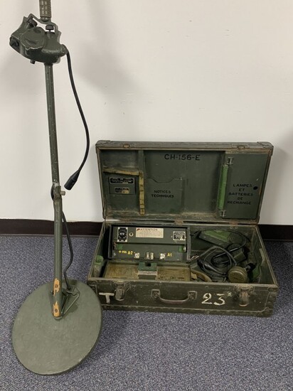 WWII 1944 Dated SCR 625-C Mine Detector