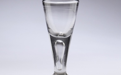 Wine glass, 'Nude Virgin', ant. Norway or Germany, 18th century