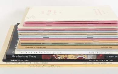 iGavel Auctions: Group of Twenty Colnaghi Art Gallery Catalogs, 1960s-1980s Old Masters and More FR3SHLM