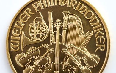1 OZ AUSTRIA PHILHARMONIC GOLD BULLION COIN