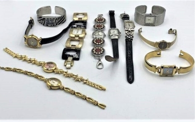 [11] Eleven Assorted Ladies Wristwatches - Nice Variety