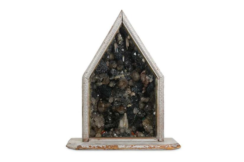 AN EXCEPTIONALLY RARE LATE 19TH CENTURY MINERAL SPAR SHADOW...