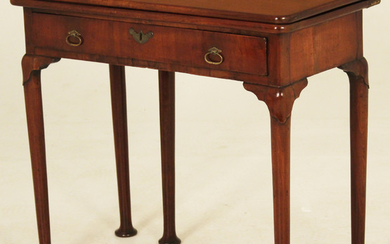 18TH C. QUEEN ANNE GAMES TABLE