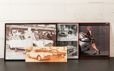 ASTON MARTIN DB: pannelli fotografici - photographic panels 1960's-2000's
