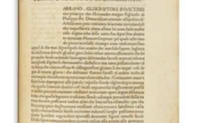 Brunus Aretinus, Leonardus / Poggius Florentinus - Historia del Popolo Fiorentino. ff. 218. Marginal notations. Historia Fiorentina. ff. 116.