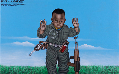 Chéri Samba (né en 1956, République Démocratique du Congo) Le Petit Kadogo, 2003
