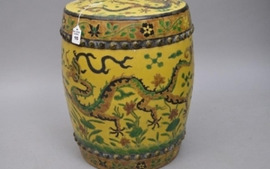 Chinese Famille Rose Porcelain with dragon and foliate