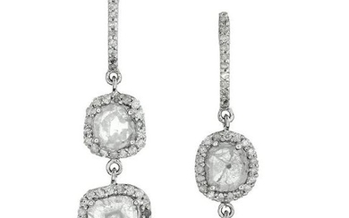 Pair of Diamond Earrings