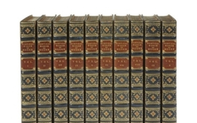 (Fine Bindings) 10 Vols. Moore, Thomas. The Poetical Works....