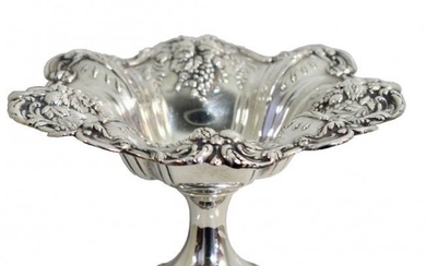 Fine Victorian Style Sterling Silver Compote