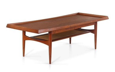 Grete Jalk, Attribution Coffee Table with Lower