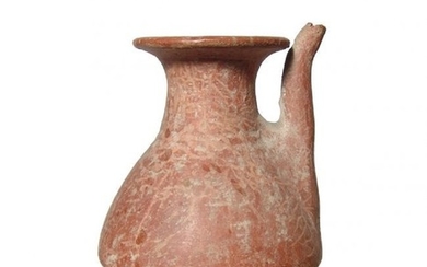 A Late Roman red-ware spouted vessel