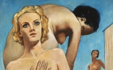 LES BAIGNEUSES, FEMMES NUES AU BORD DE LA MER, Francis Picabia