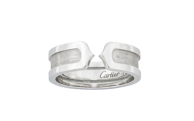A ‘Logo’ ring, by Cartier The split opening...