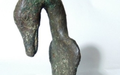 Wonderful Roman bronze fitting in goose form