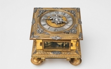 An Augsburg single-hand table clock
