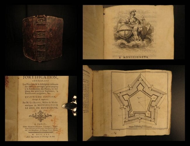1756 Fortification Military & WAR Forts Illustrated