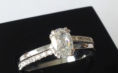 18 kt. Gold - Ring Diamond - Diamond