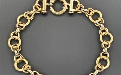 18 kt. Yellow gold - Bracelet Sapphire