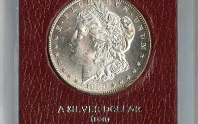 1880 S $1 Redfield Hoard Morgan Dollar NGC MS63