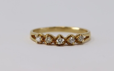 18KT Art Deco Diamond Ring