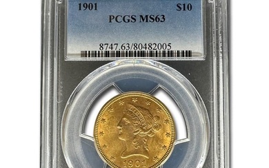1901 $10 Liberty Gold Eagle MS-63 PCGS