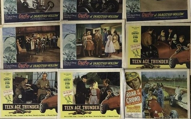 1930’s-1950’s auto movie related lobby cards, phot