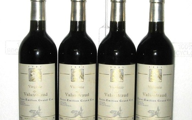 1995 Virginie de Valandraud, 2nd wine Chäteau Valandraud - Saint-Émilion Grand Cru - 4 Bottles (0.75L)