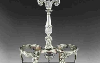 19th Century French Sterling Silver Wine Rack
