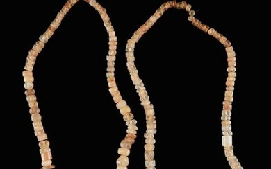 2 Quartz Beads Necklaces