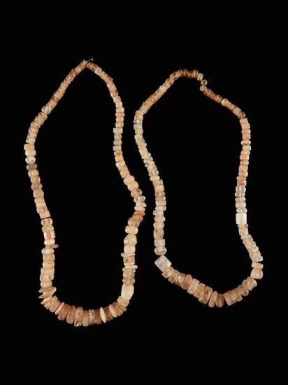 2 Quartz Beads Necklaces