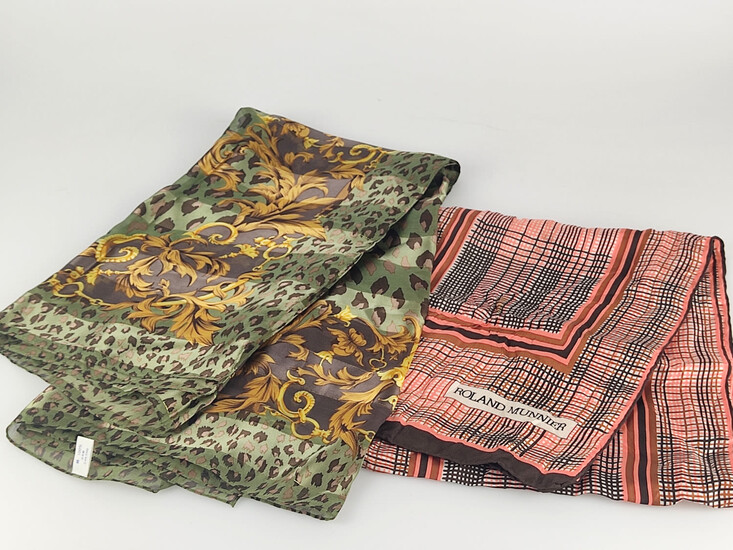 2 Vintage silk foulards