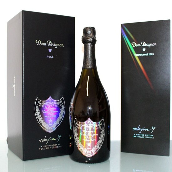 2005 Dom Perignon Rosé Tokujin Yoshioka Limited Edition - Champagne Rosé - 1 Bottle (0.75L)