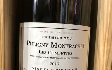 2017 Puligny Montrachet 1° Cru "Les Combettes" - Vincent Girardin - Bourgogne - 1 Double Magnum/Jeroboam (3.0L)